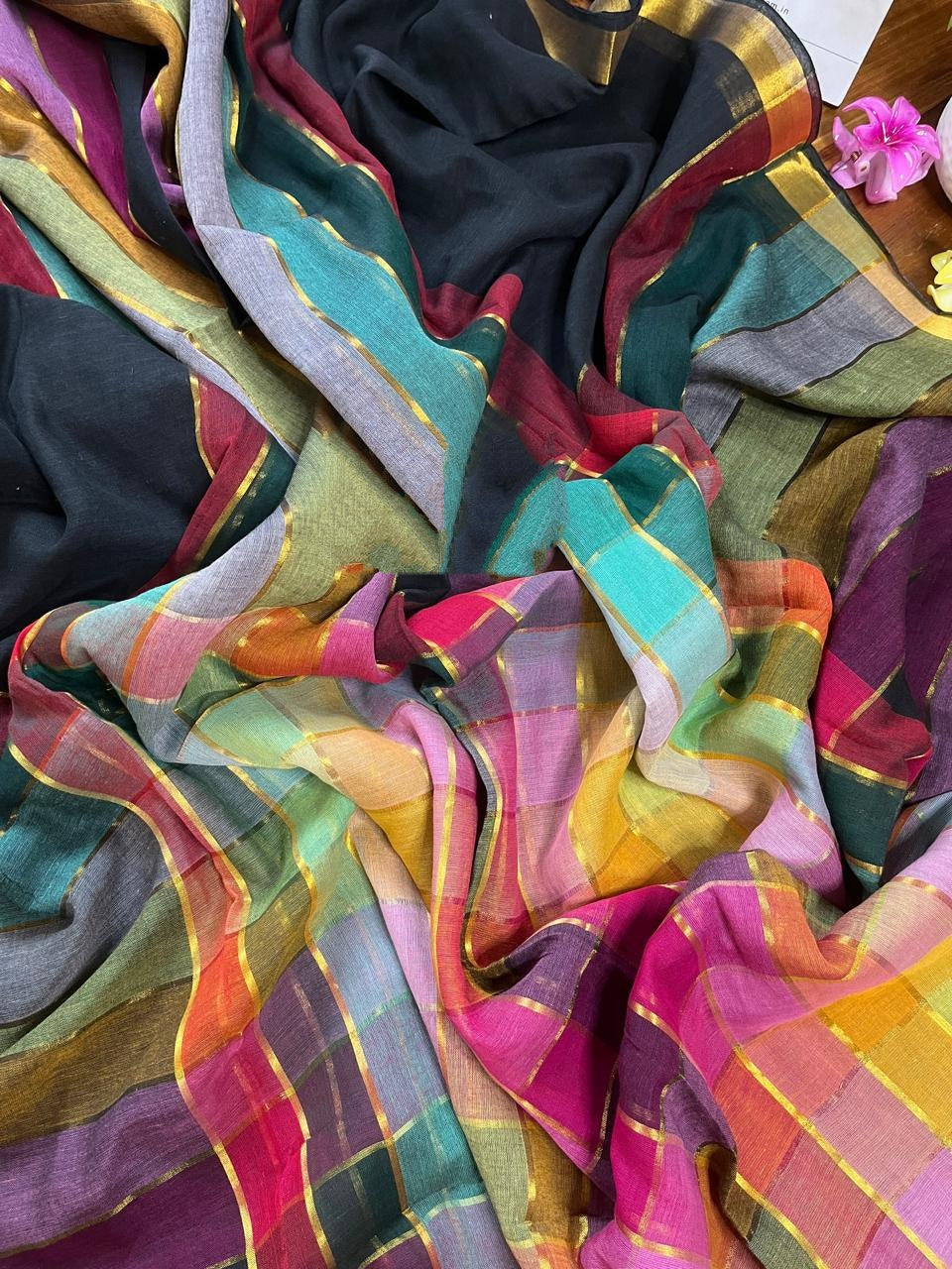 Twinstar Mul Cotton Saree