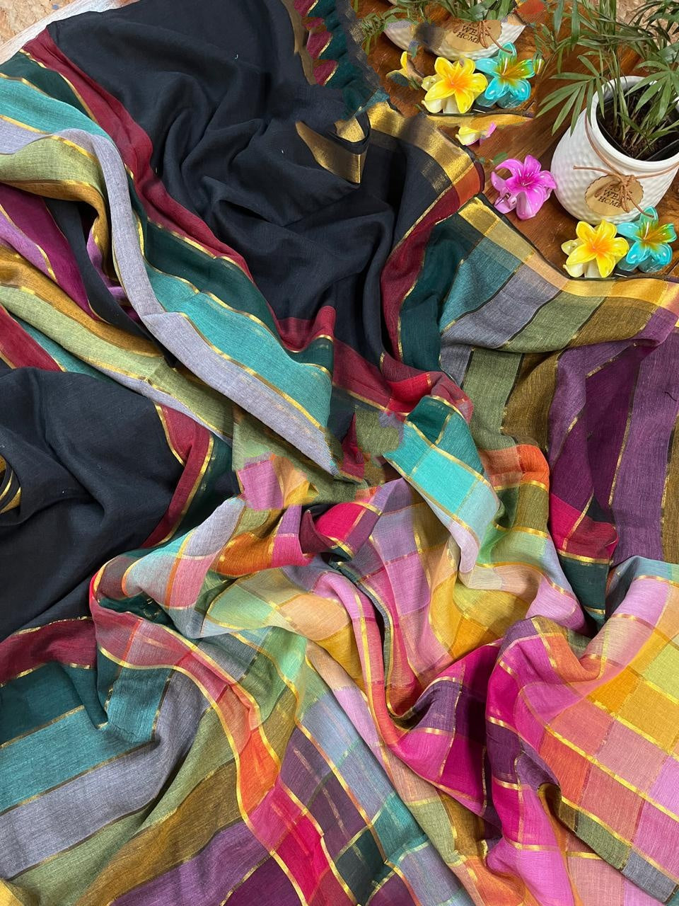 Twinstar Mul Cotton Saree