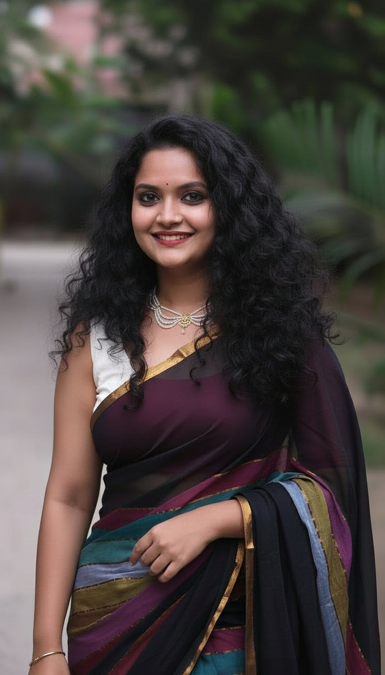 Twinstar Mul Cotton Saree