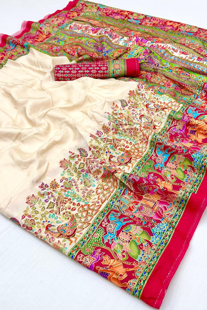 Bloom Mirage Fancy Silk Saree