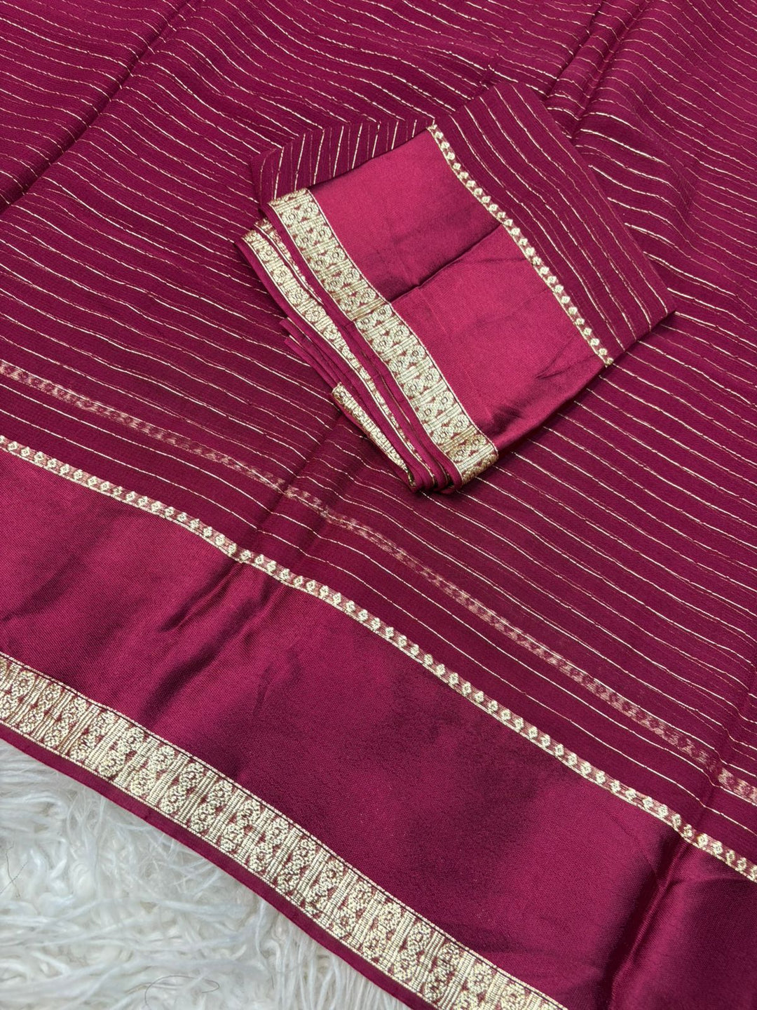 Kaveri Crystal  Georgette Saree