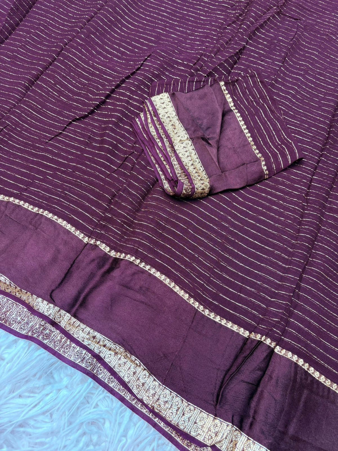 Kaveri Crystal  Georgette Saree