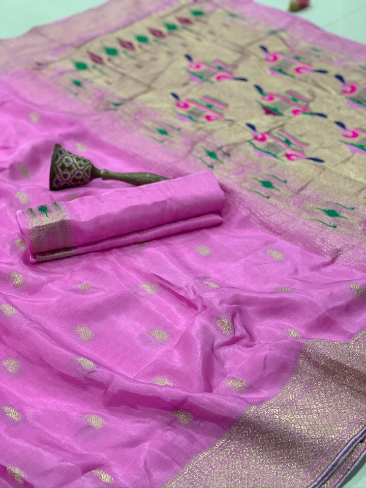 Flower Mist Magic Fancy silk Saree