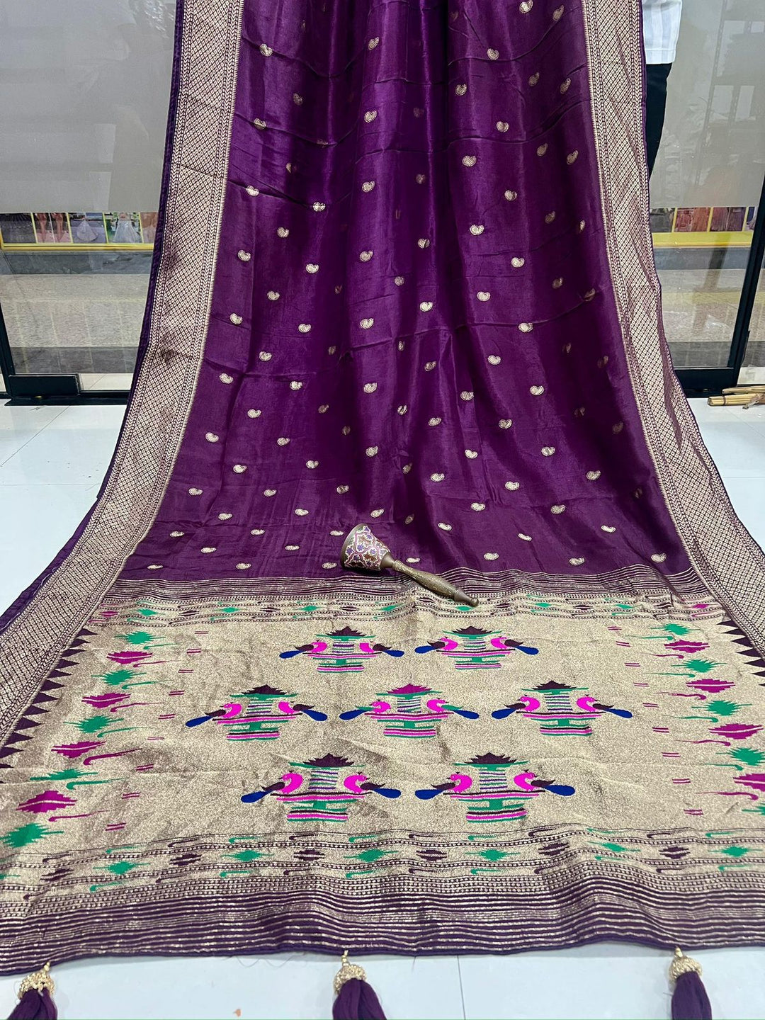 Flower Mist Magic Fancy silk Saree