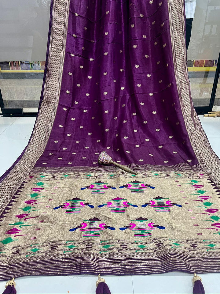 Flower Mist Magic Fancy silk Saree