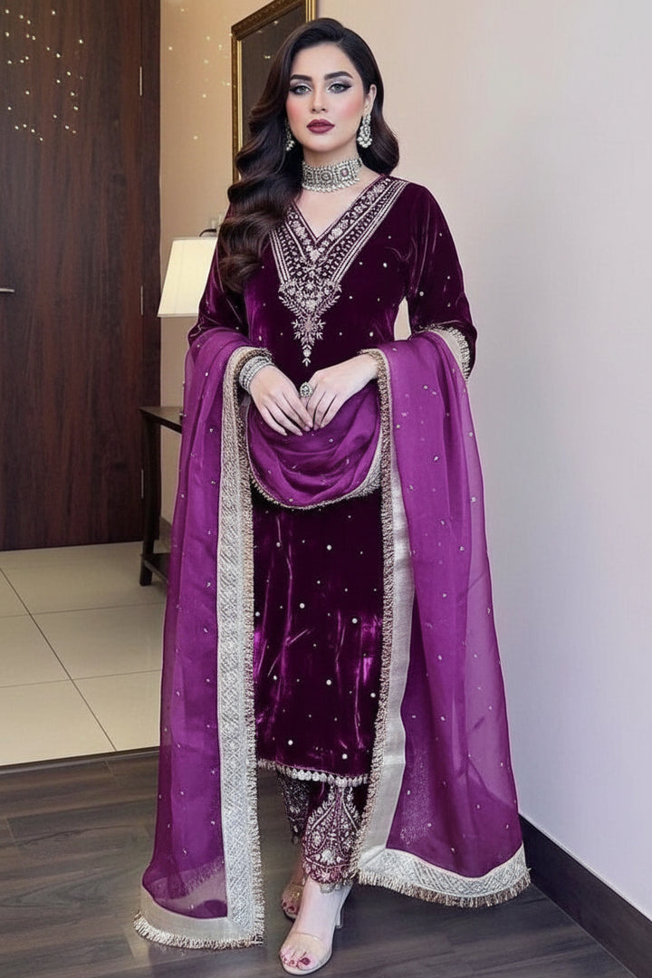 Extra Glitz Of Party- Designer Suit Set