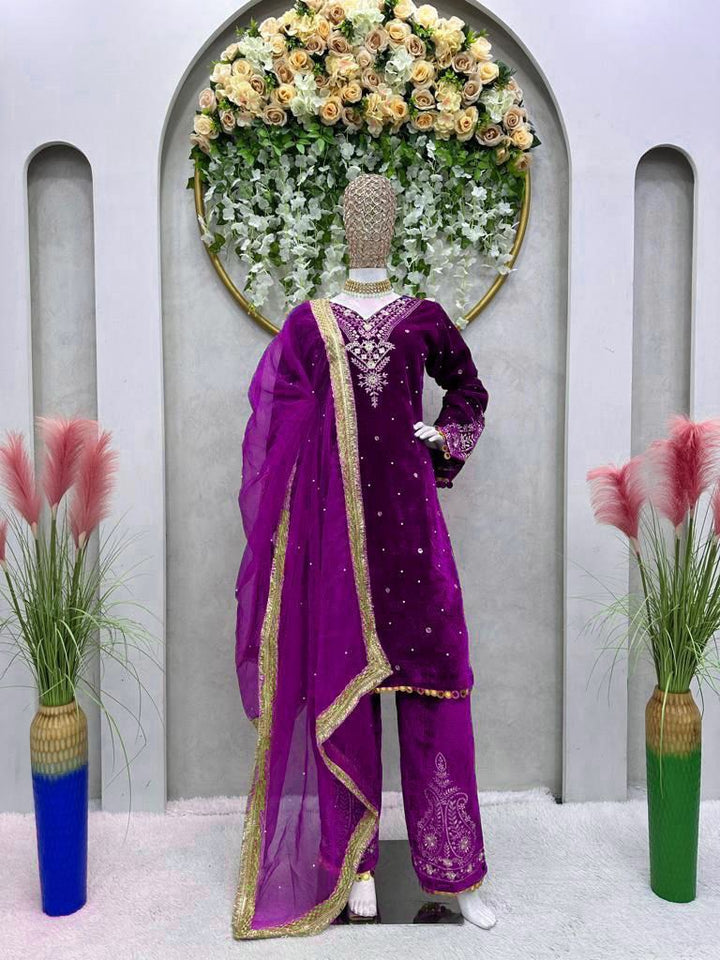 Extra Glitz Of Party- Designer Suit Set