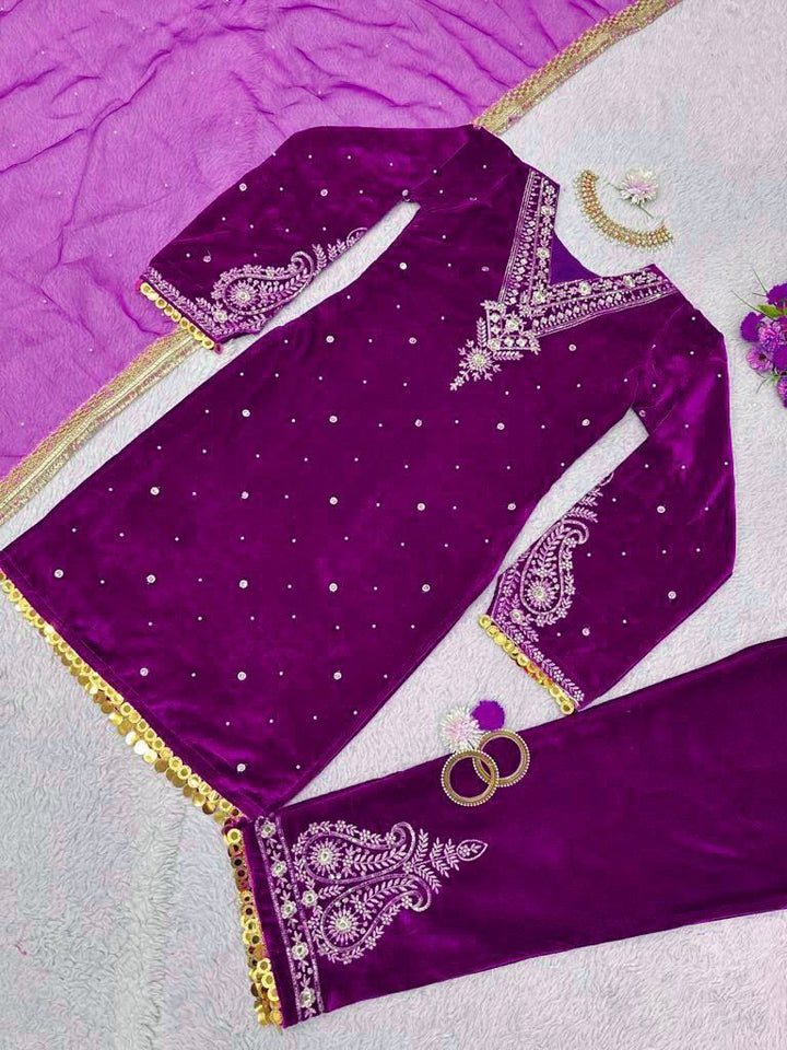 Extra Glitz Of Party- Designer Suit Set