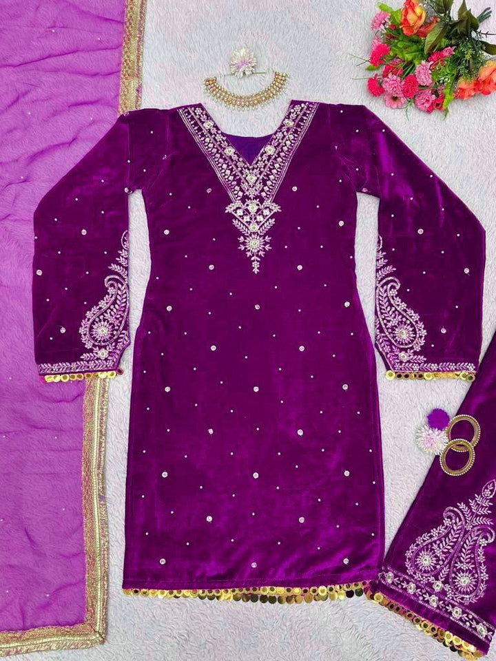 Extra Glitz Of Party- Designer Suit Set
