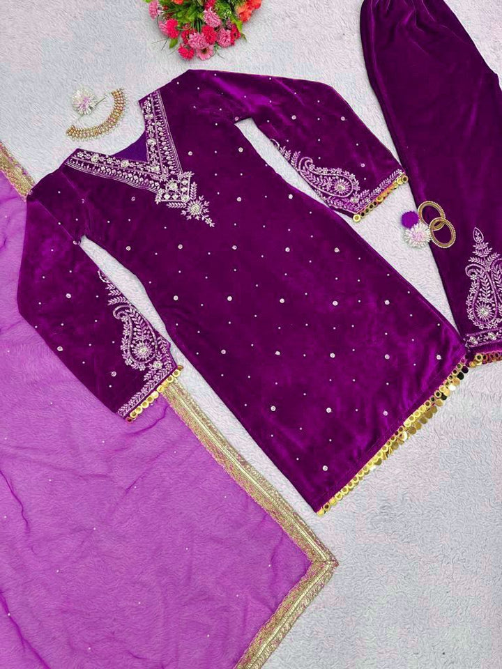 Extra Glitz Of Party- Designer Suit Set