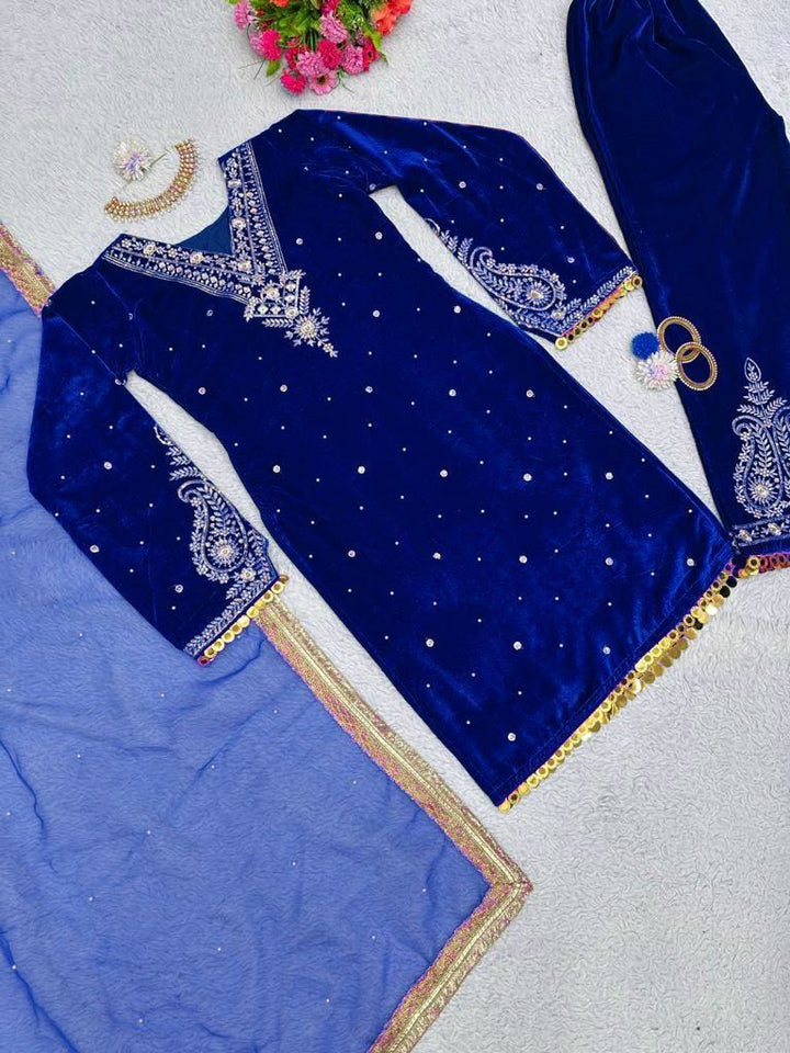 Extra Glitz Of Party- Designer Suit Set