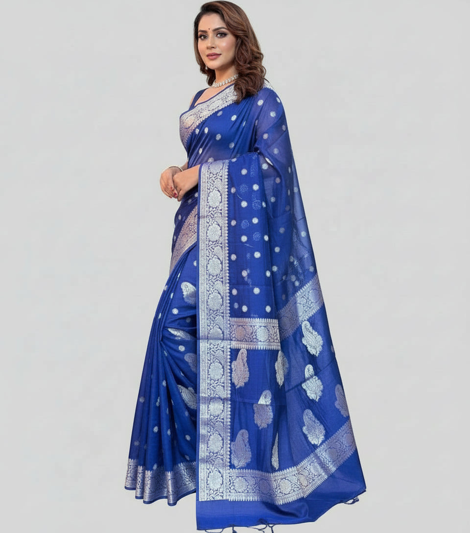 Swarnika -Banarasi Semi Georgette Saree