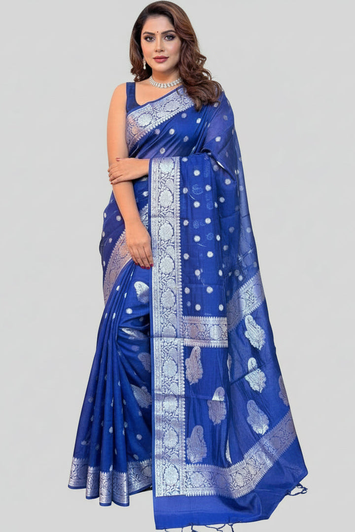 Swarnika -Banarasi Semi Georgette Saree