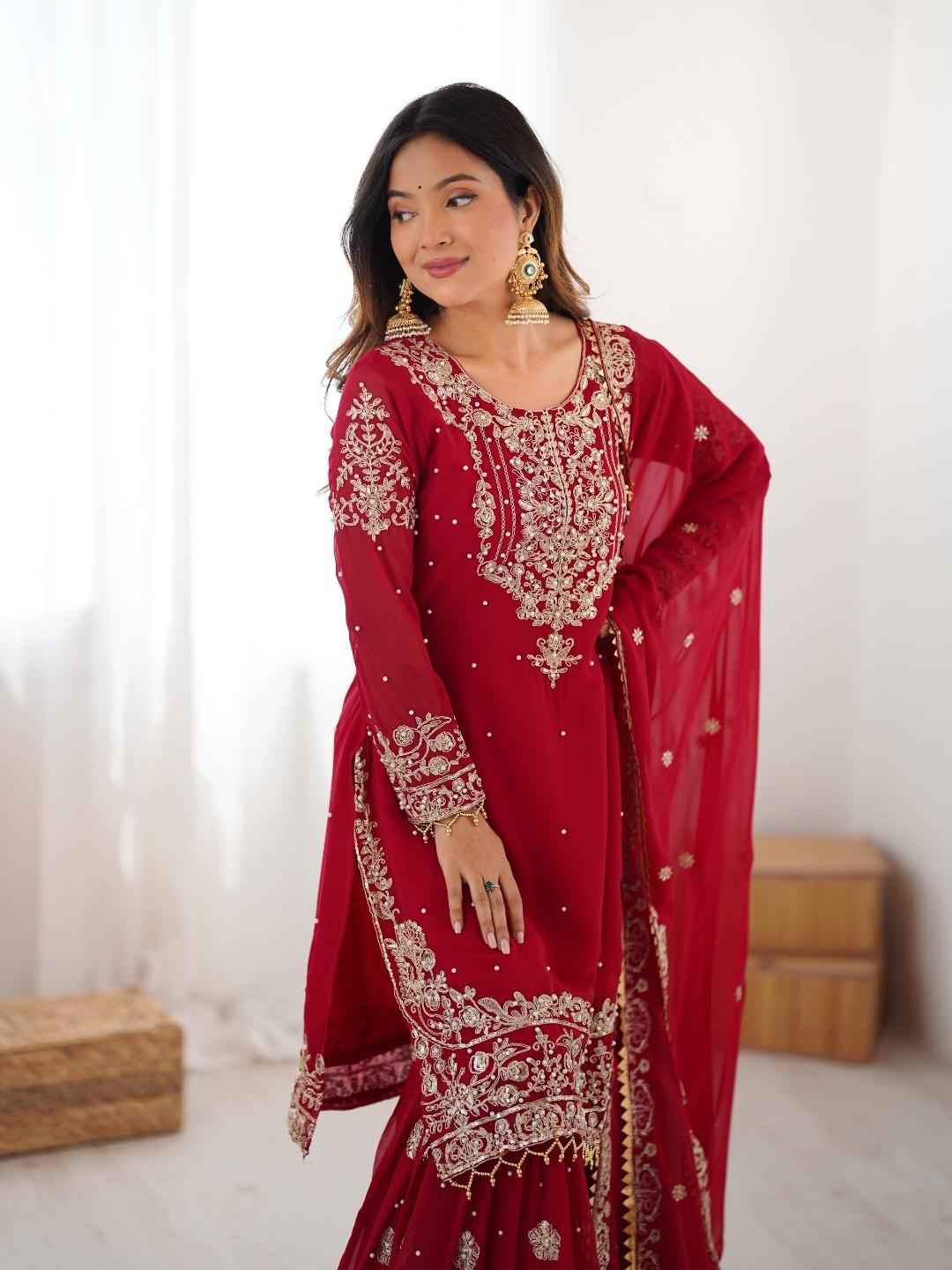 Sindhu Silhouette Georgette Sharara Set