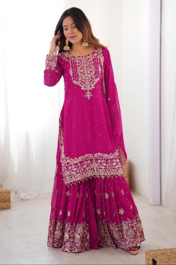 Sindhu Silhouette Georgette Sharara Set