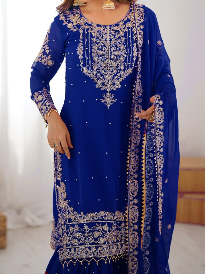Sindhu Silhouette Georgette Sharara Set