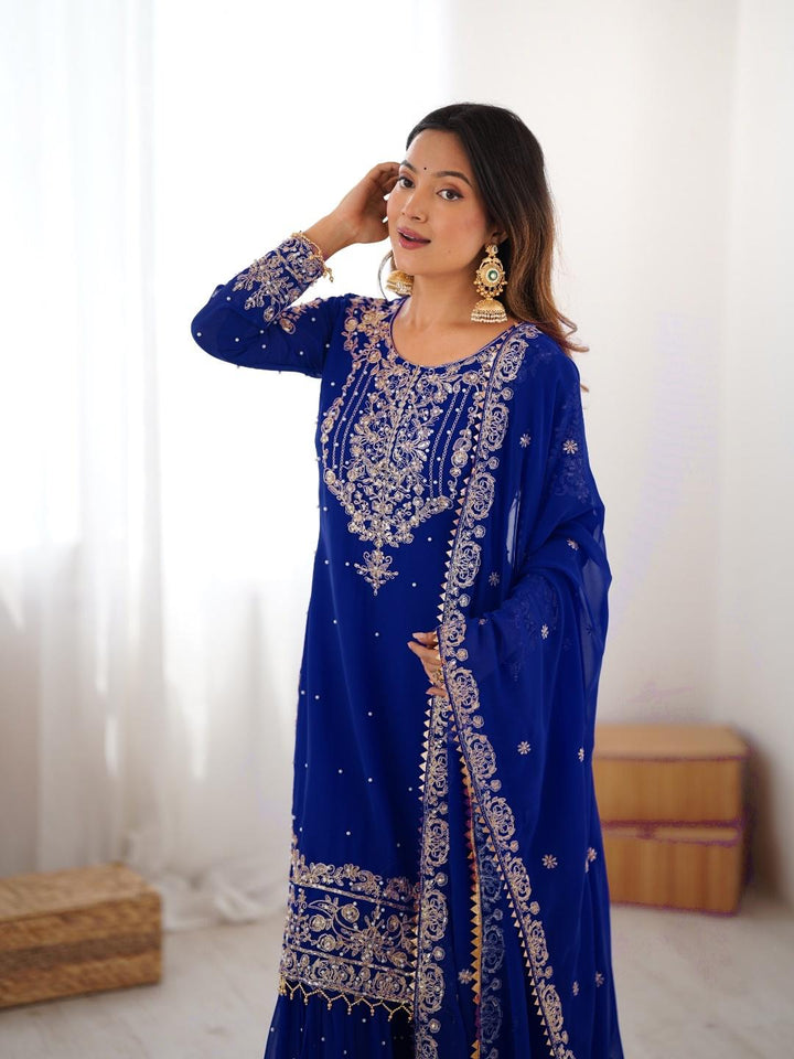 Sindhu Silhouette Georgette Sharara Set