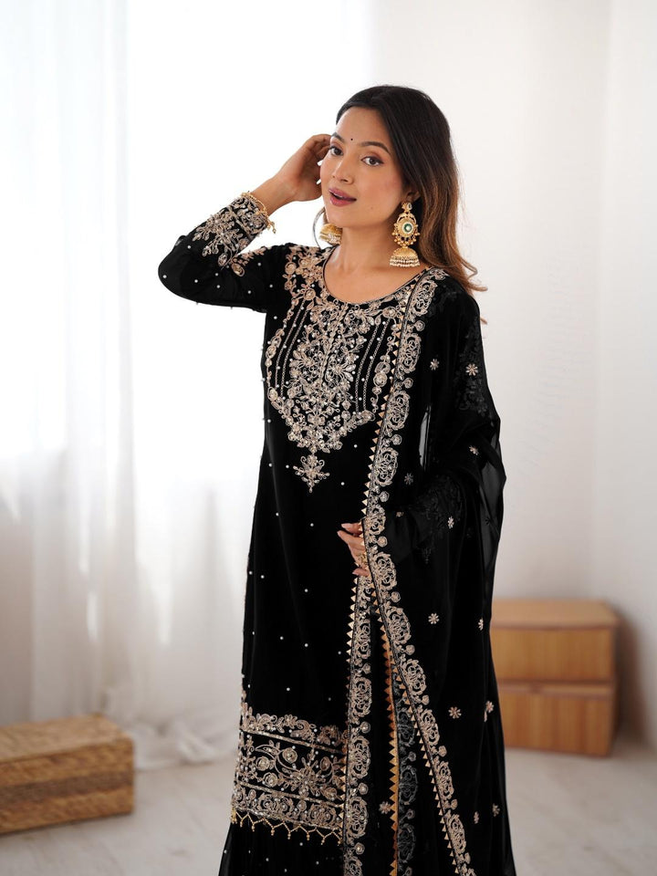Sindhu Silhouette Georgette Sharara Set