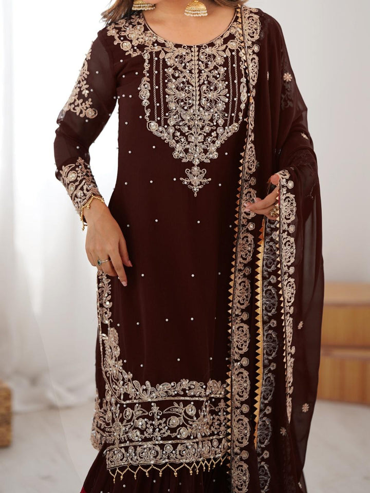 Sindhu Silhouette Georgette Sharara Set