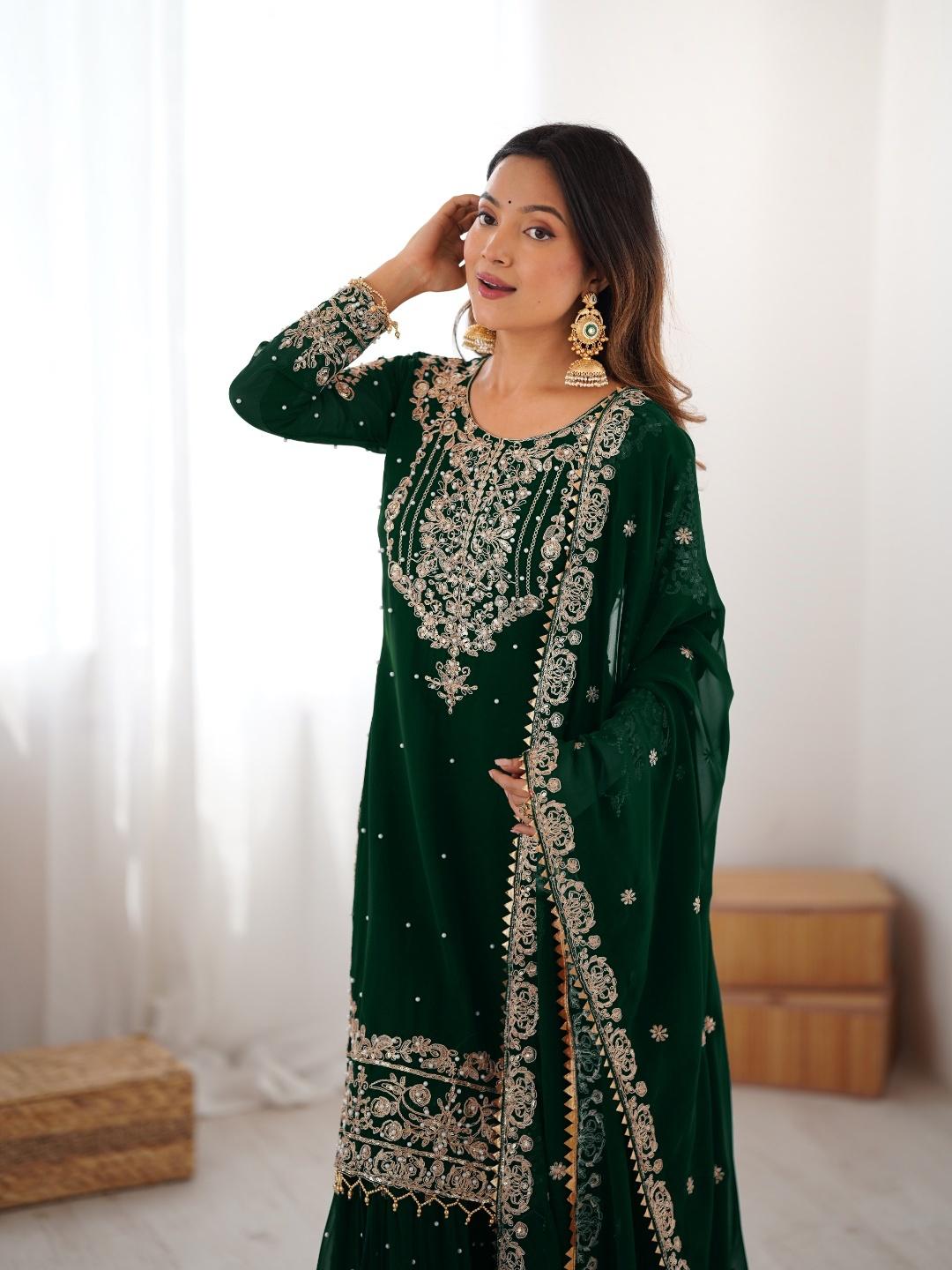 Sindhu Silhouette Georgette Sharara Set