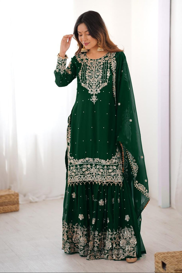 Sindhu Silhouette Georgette Sharara Set