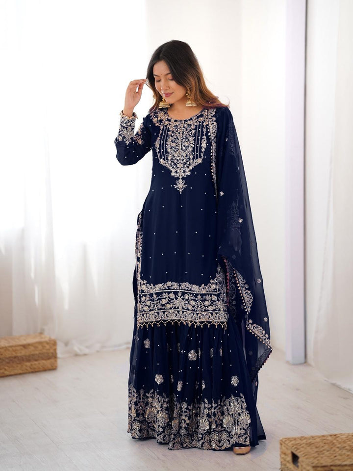 Sindhu Silhouette Georgette Sharara Set
