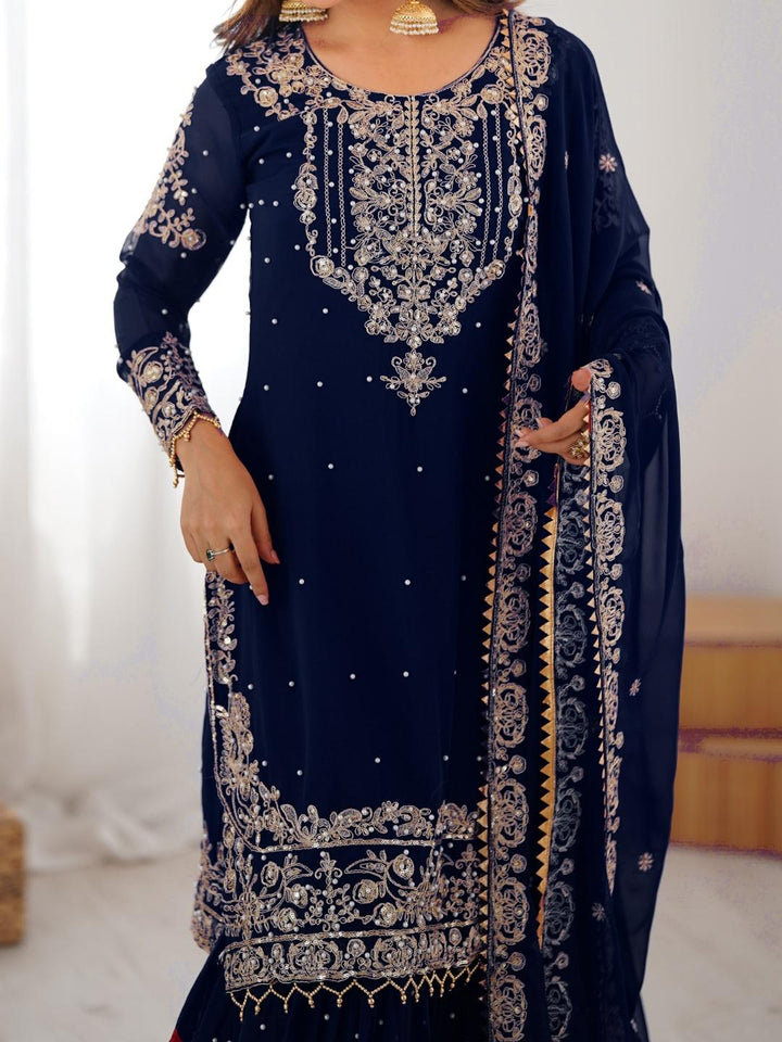 Sindhu Silhouette Georgette Sharara Set
