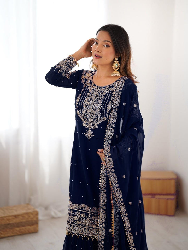 Sindhu Silhouette Georgette Sharara Set