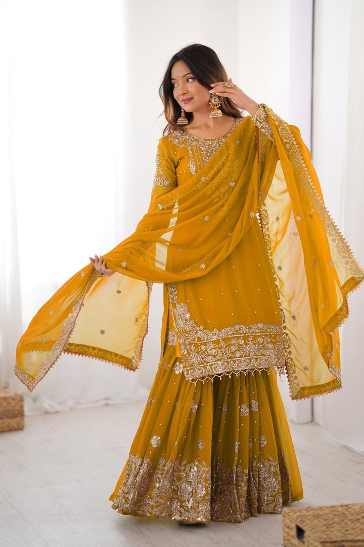 Sindhu Silhouette Georgette Sharara Set