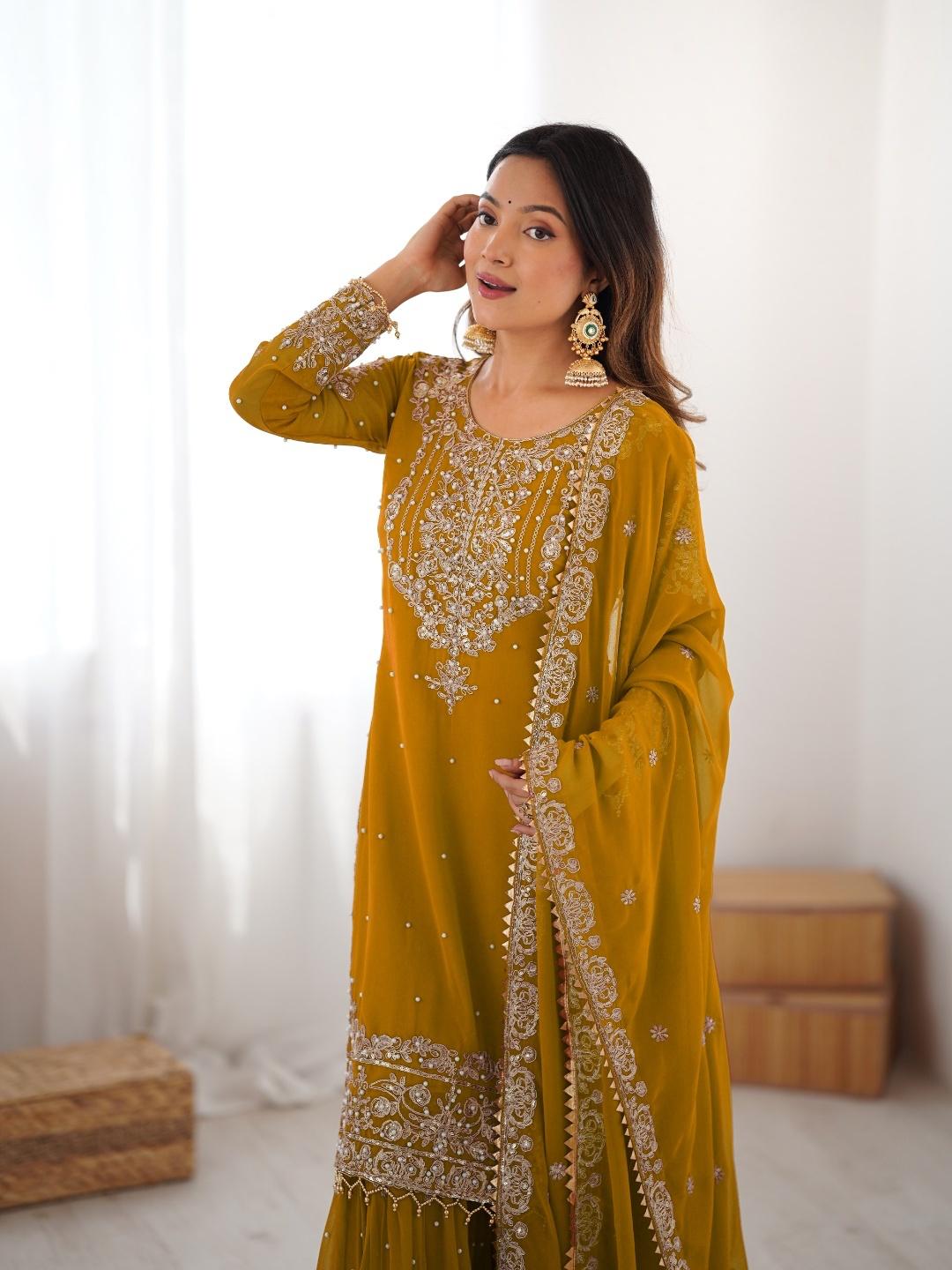 Sindhu Silhouette Georgette Sharara Set