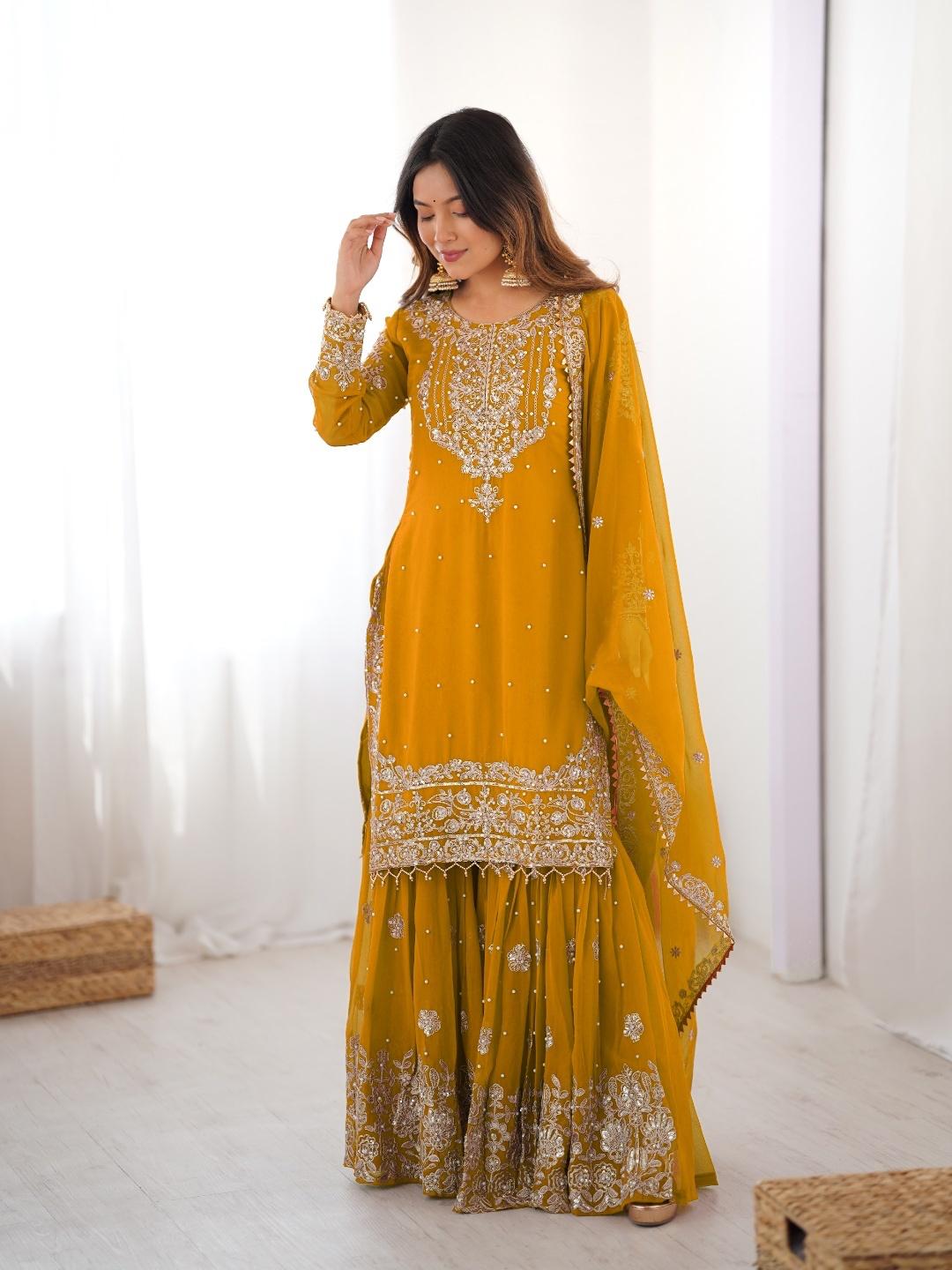 Sindhu Silhouette Georgette Sharara Set