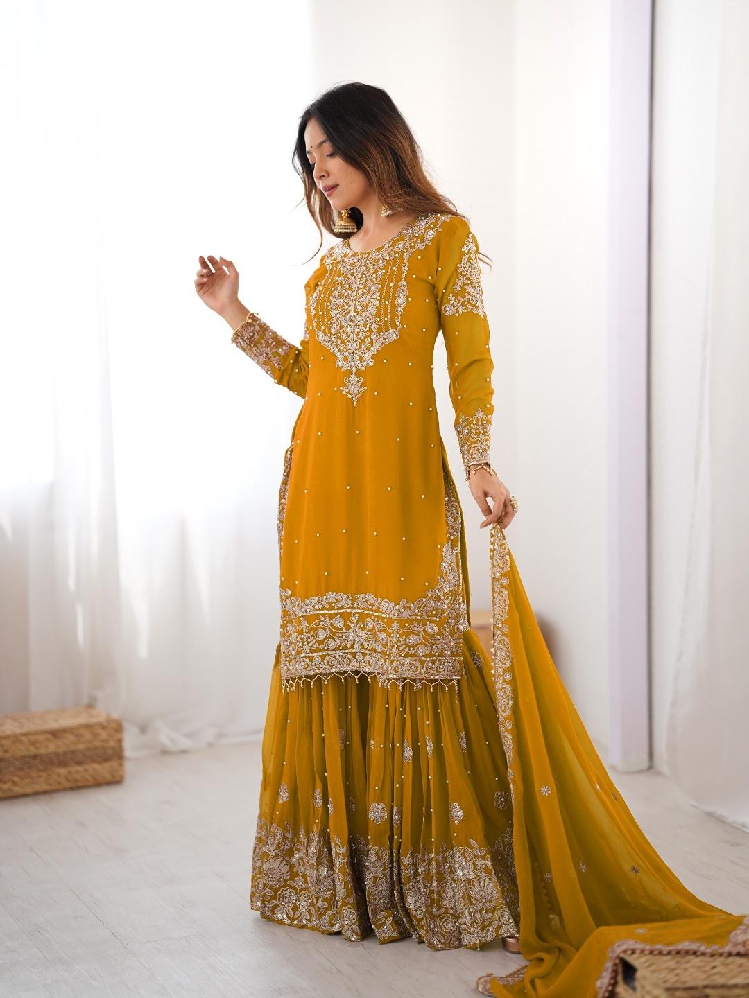 Sindhu Silhouette Georgette Sharara Set