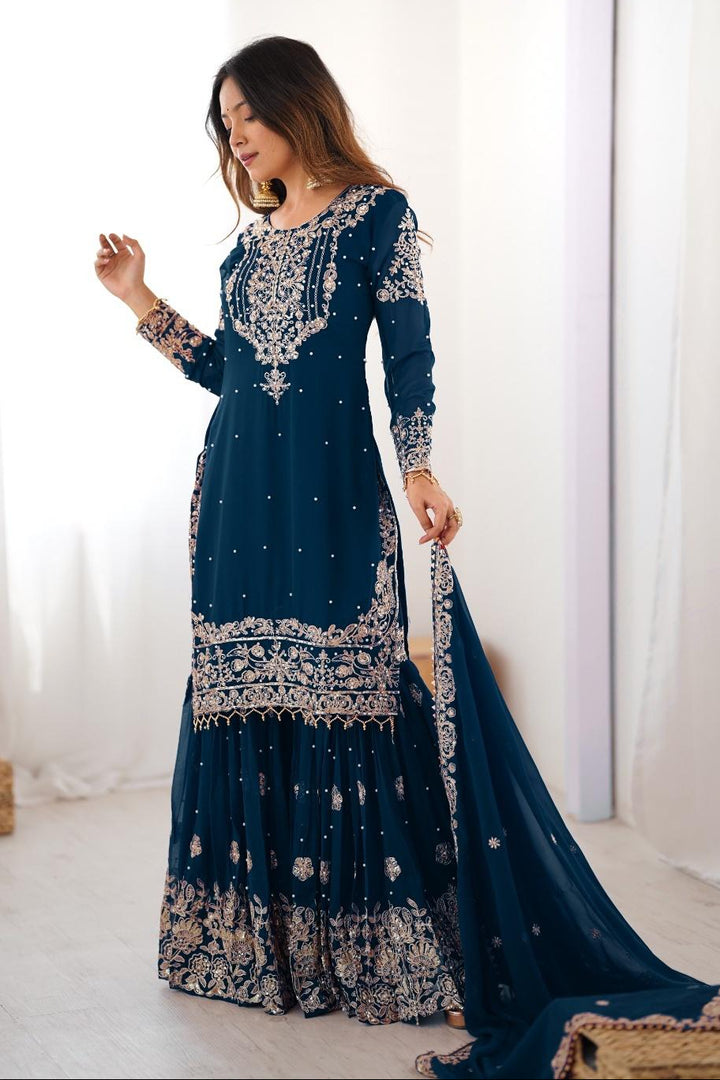 Sindhu Silhouette Georgette Sharara Set