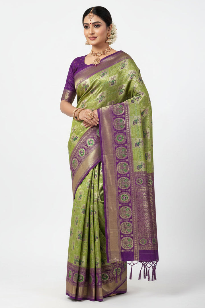 Rich Color Kanchivaram Silk Saree
