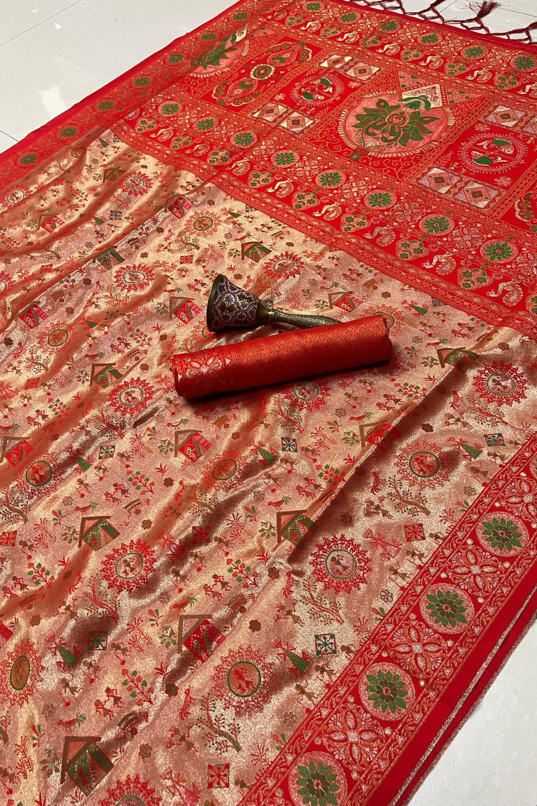 Rich Color Kanchivaram Silk Saree – Monamaar