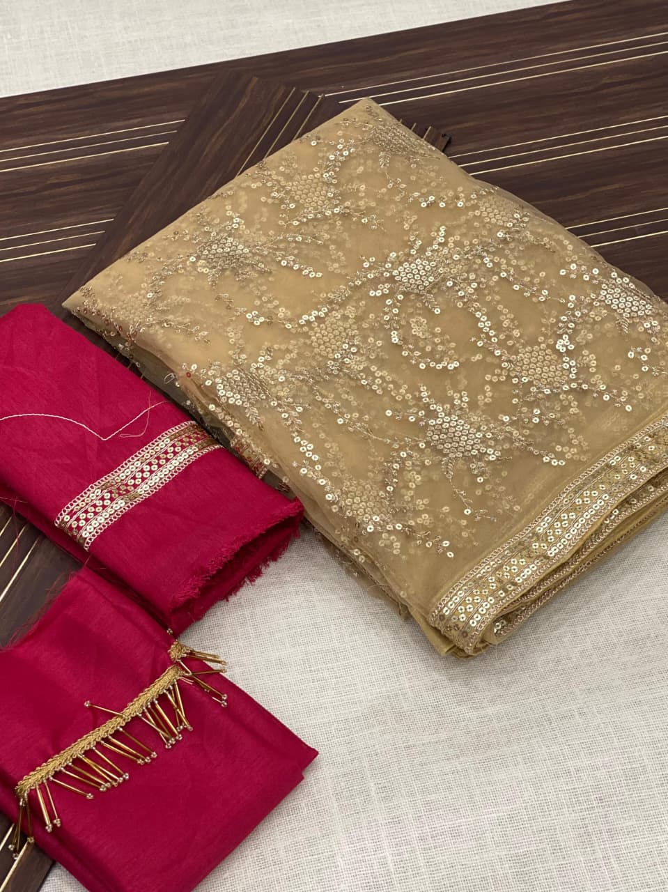 Softest Landing Designer Net Saree