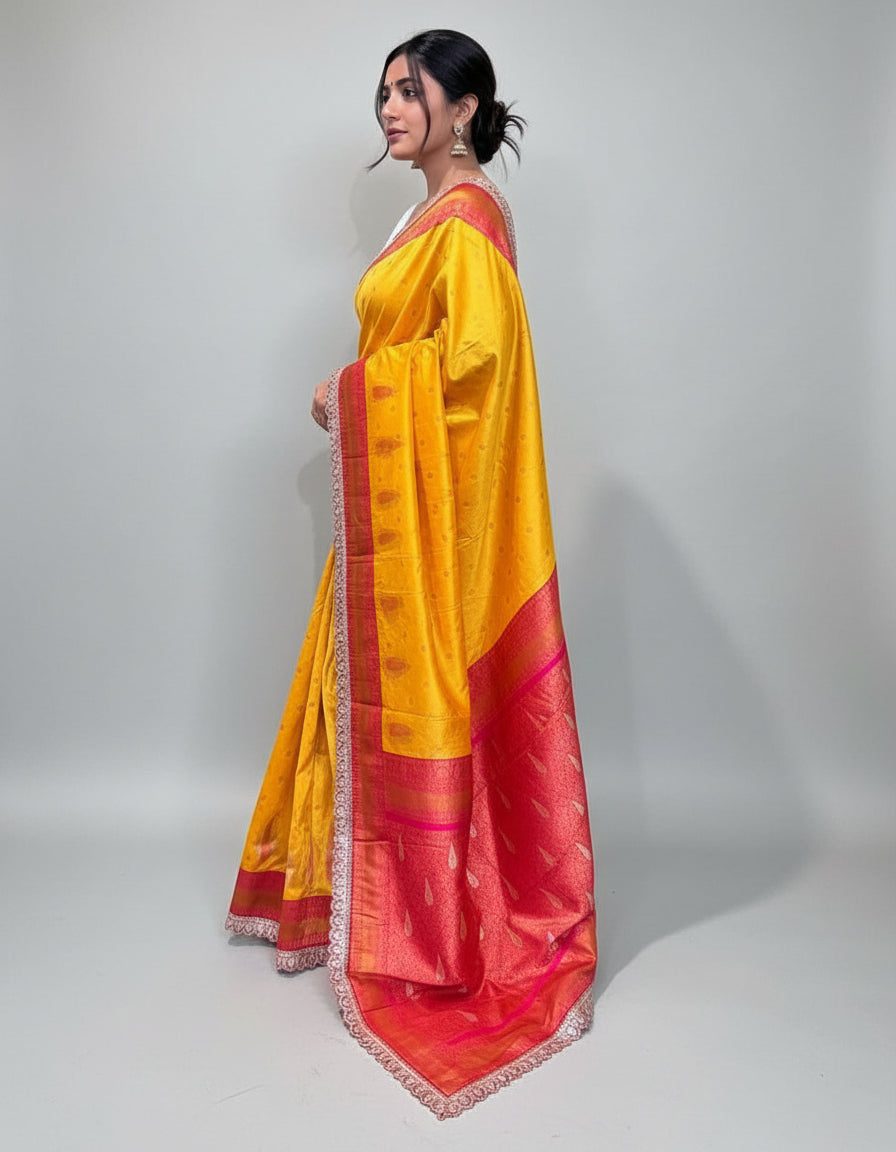 Traditional Vibes- A Festival Special Kanchipuram Saree