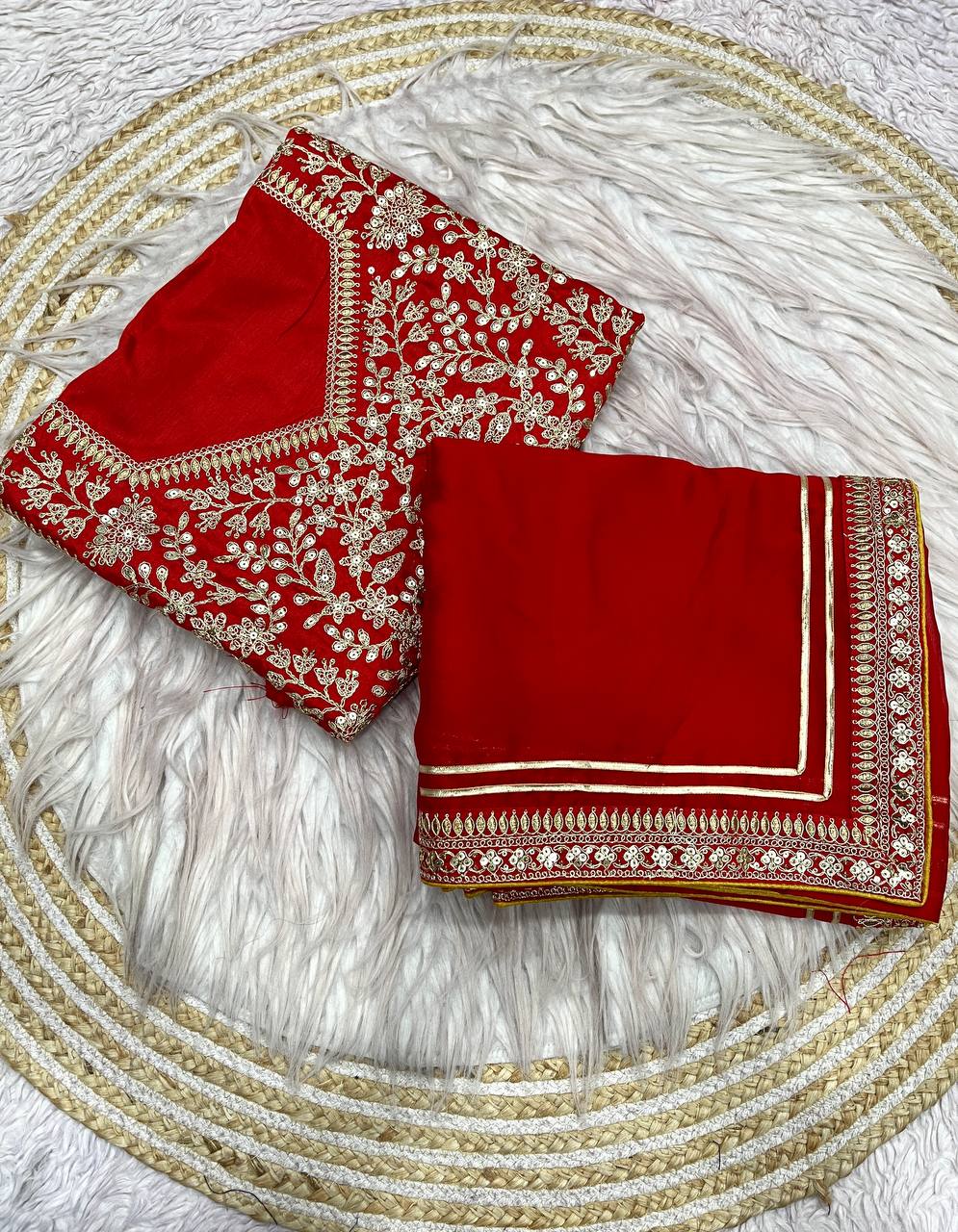 Actress Kajal Aggarwal Inspired Rangoli Silk Saree