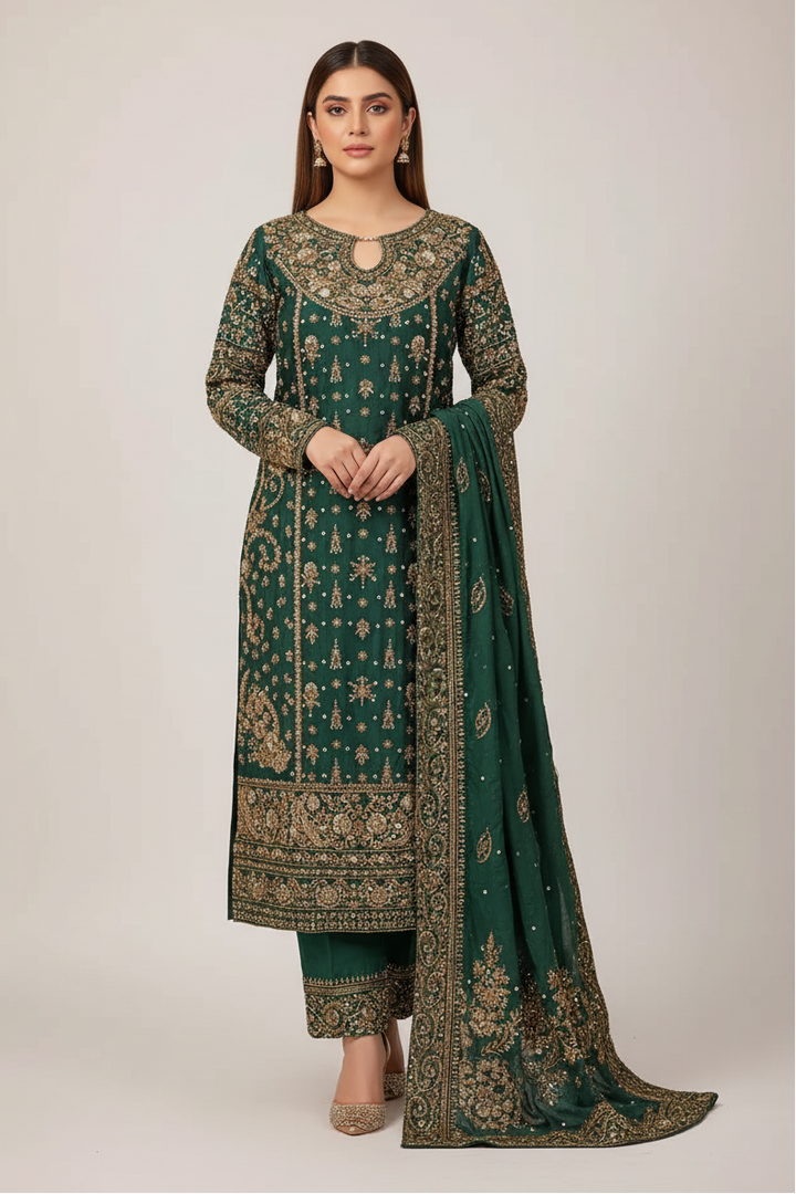 Golden Glitz Velvet Suit Set