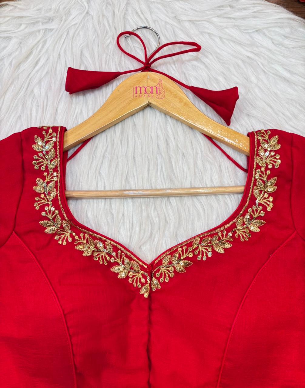 Style That Pops-Designer Blouse