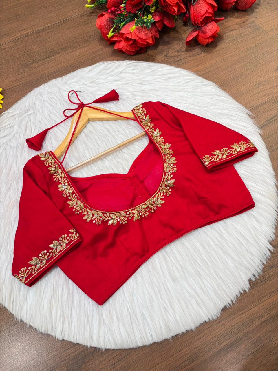 Style That Pops-Designer Blouse