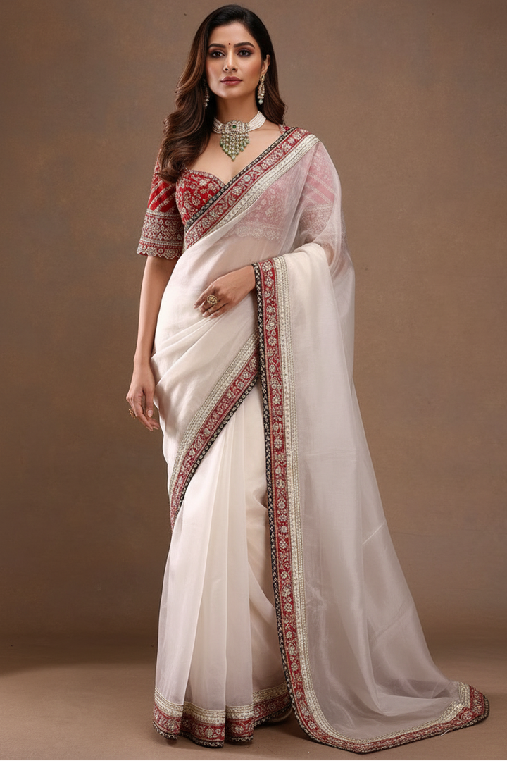 Crystal Carnival Fancy Silk Saree