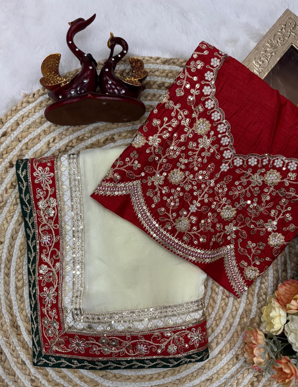 Crystal Carnival Fancy Silk Saree