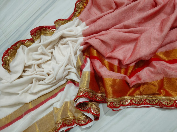 Fantasy Glimmer Mul Cotton Saree