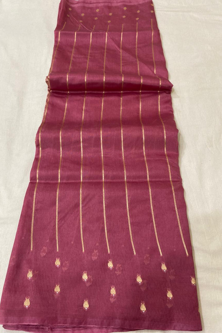 Glitz & Grace Banarasi Munga Silk Saree
