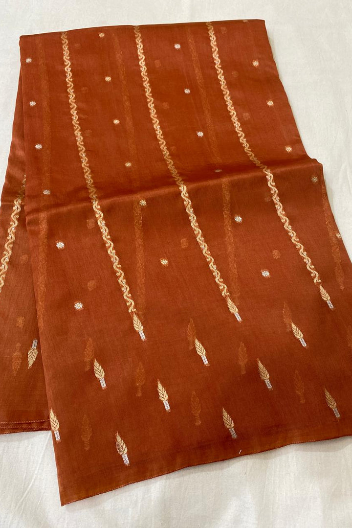 Glitz & Grace Banarasi Munga Silk Saree