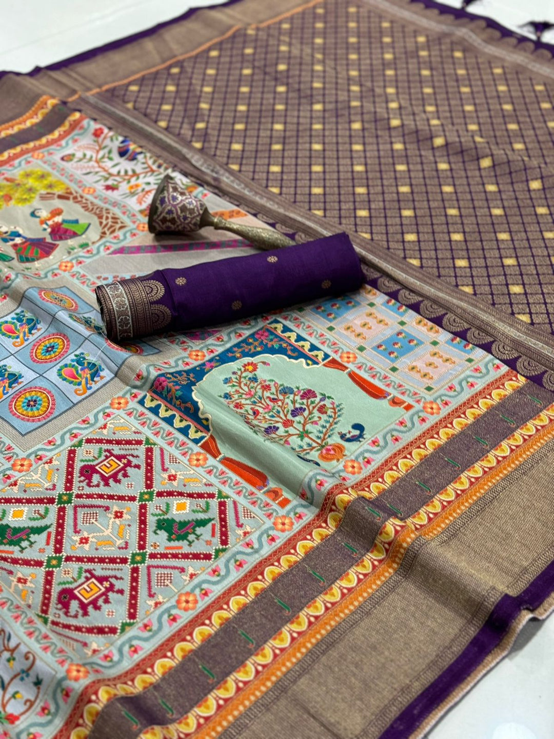 Elite Enigma Viscose Silk Saree