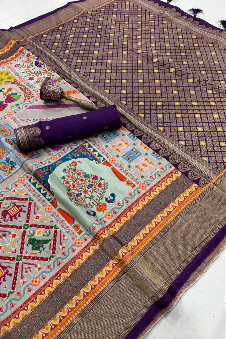 Elite Enigma Viscose Silk Saree