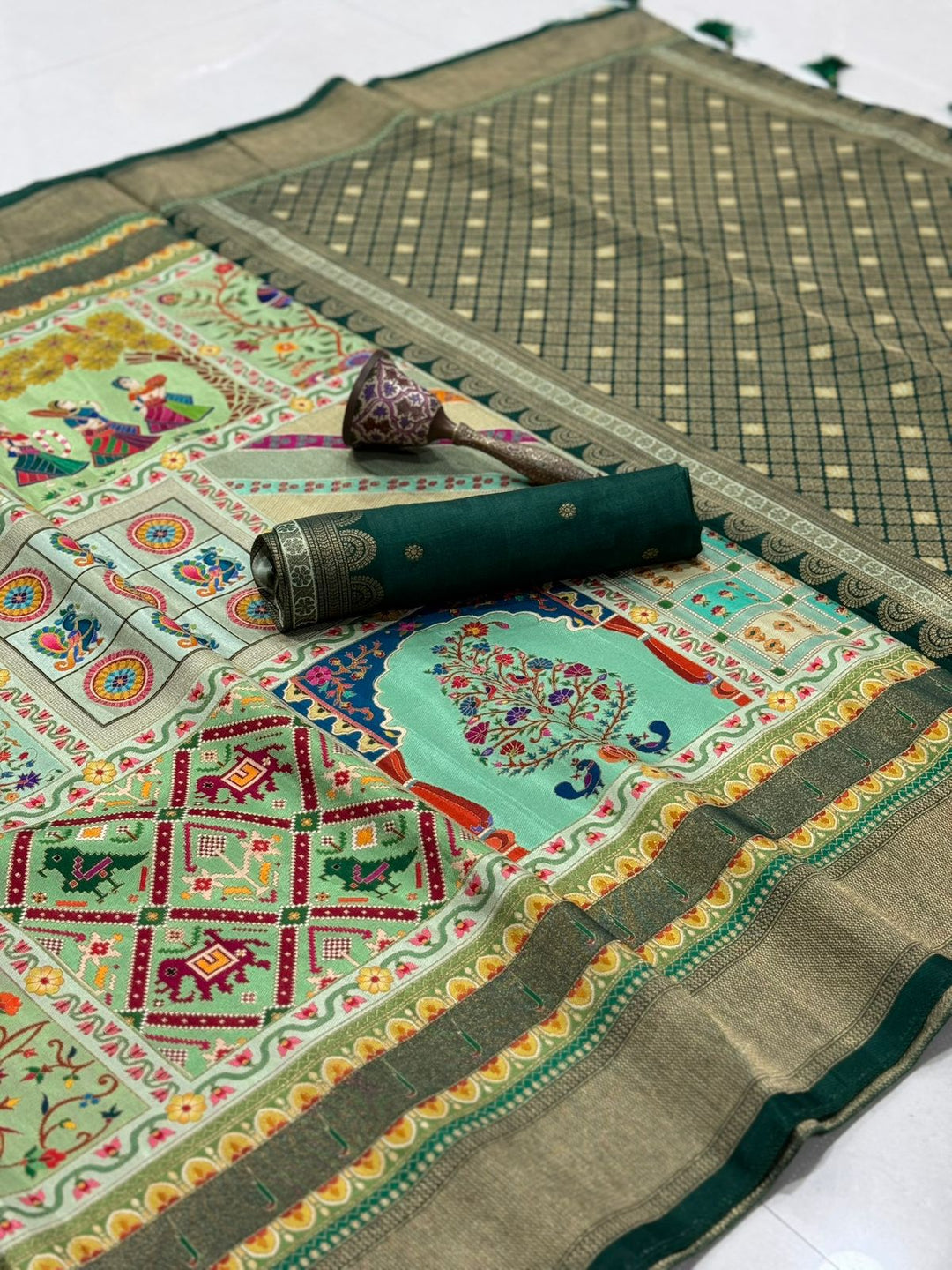 Elite Enigma Viscose Silk Saree