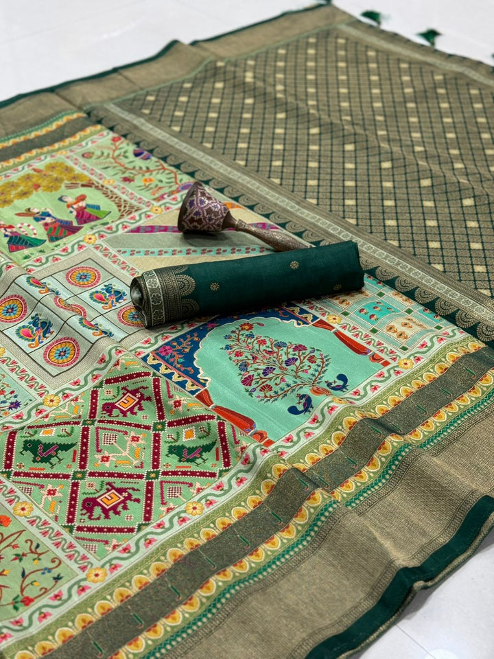 Elite Enigma Viscose Silk Saree